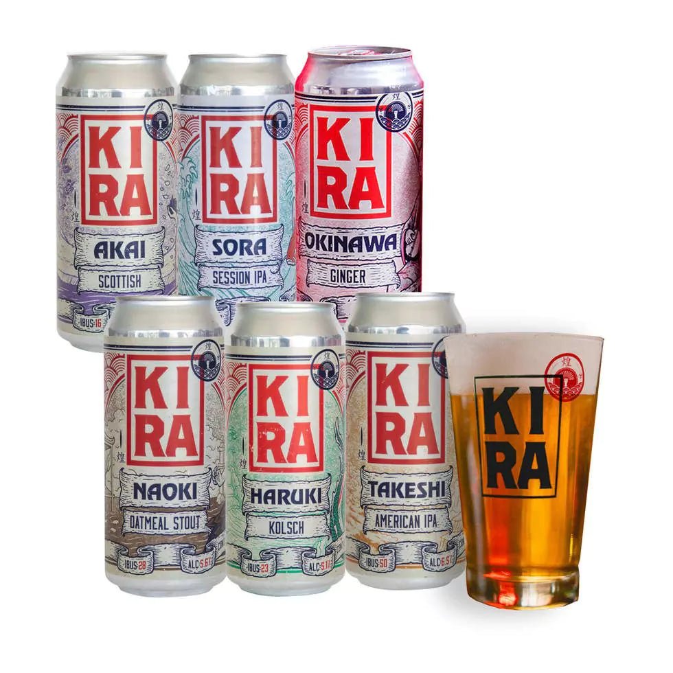 Caja Degustacion + Vaso Kira - Kira Brewing Co