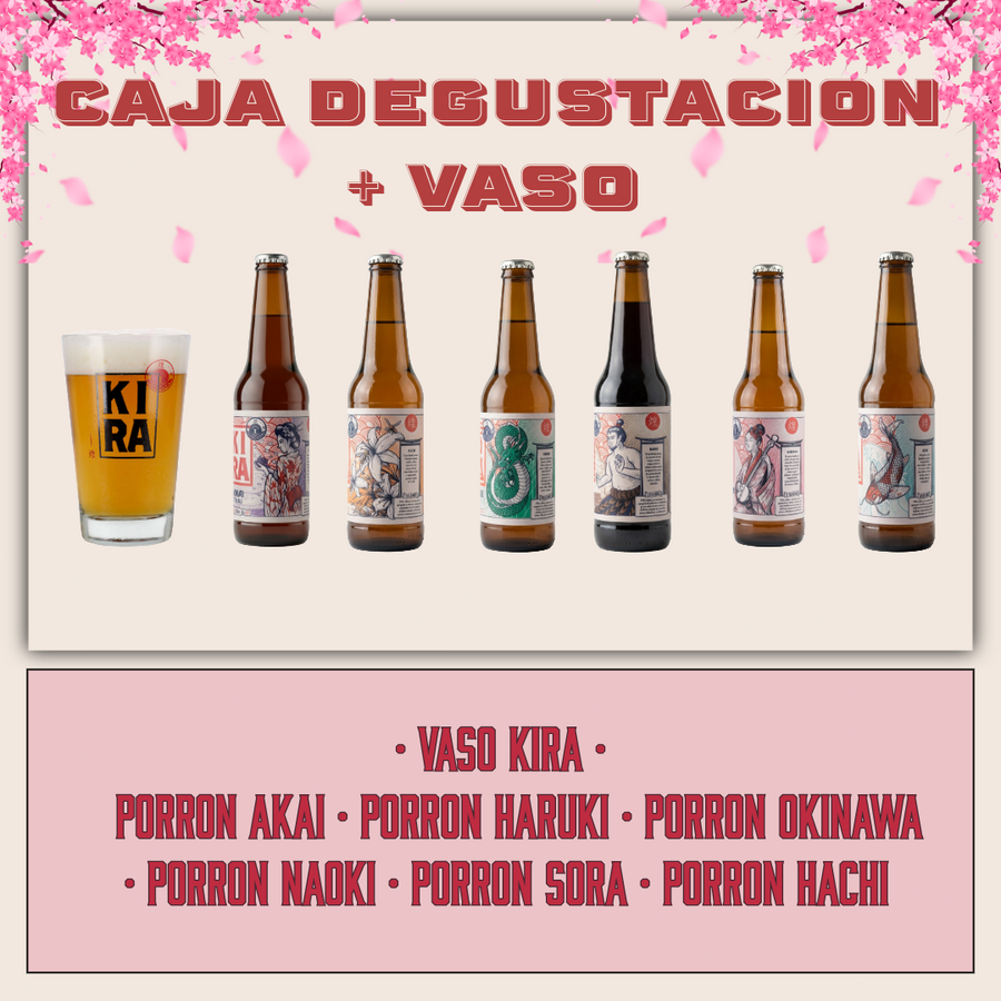 Caja Degustacion + Vaso Kira